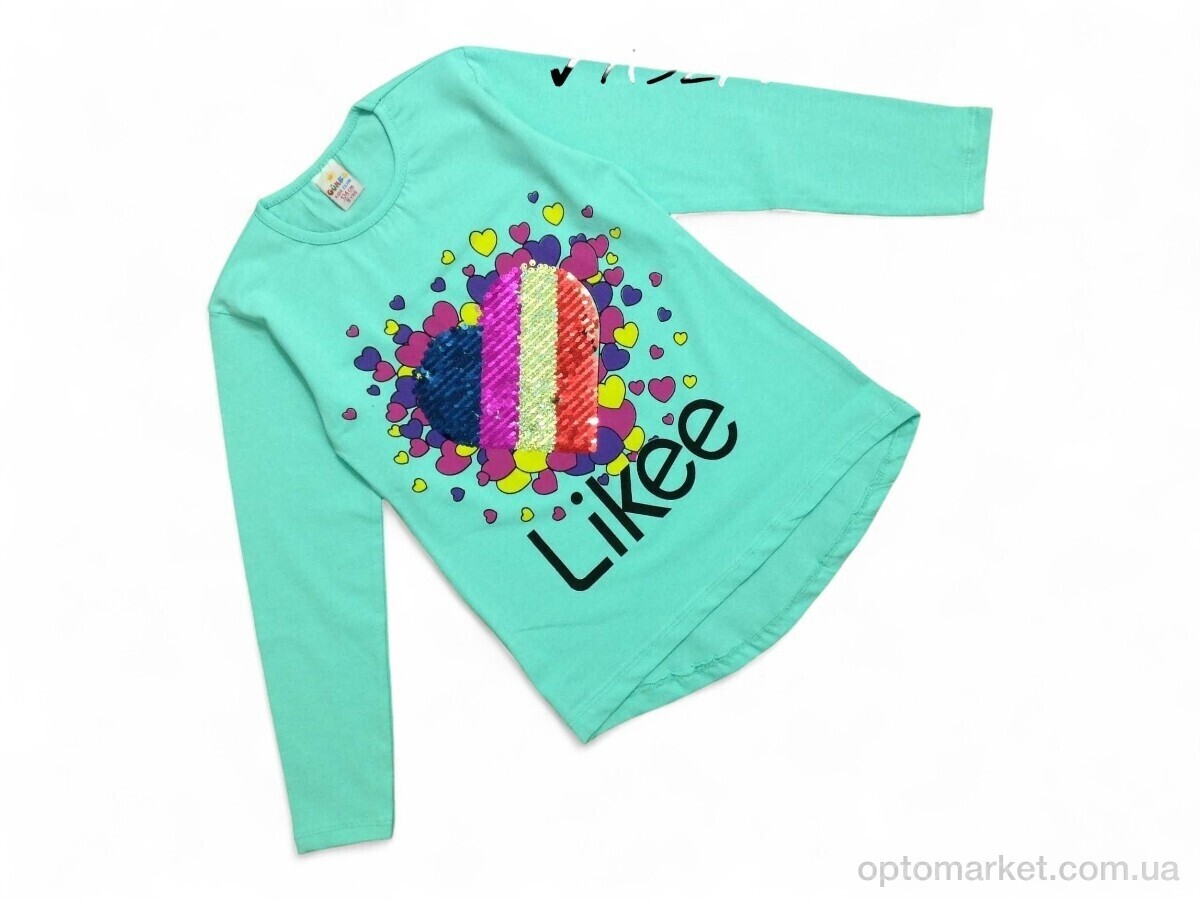 Купить Батник дитячі 7152 св.бірюзовий Gunes Kids блакитний, фото 1