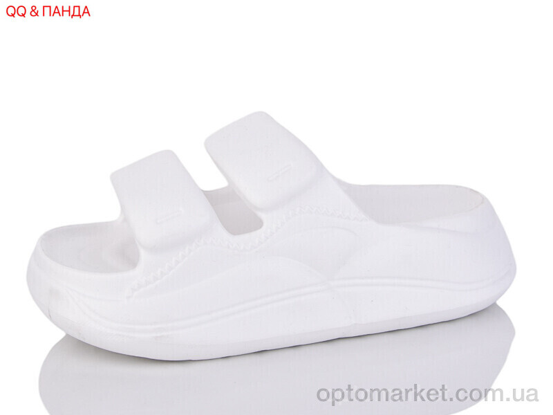 Купить Шльопанці жіночі 7161 white QQ&Панда білий, фото 1