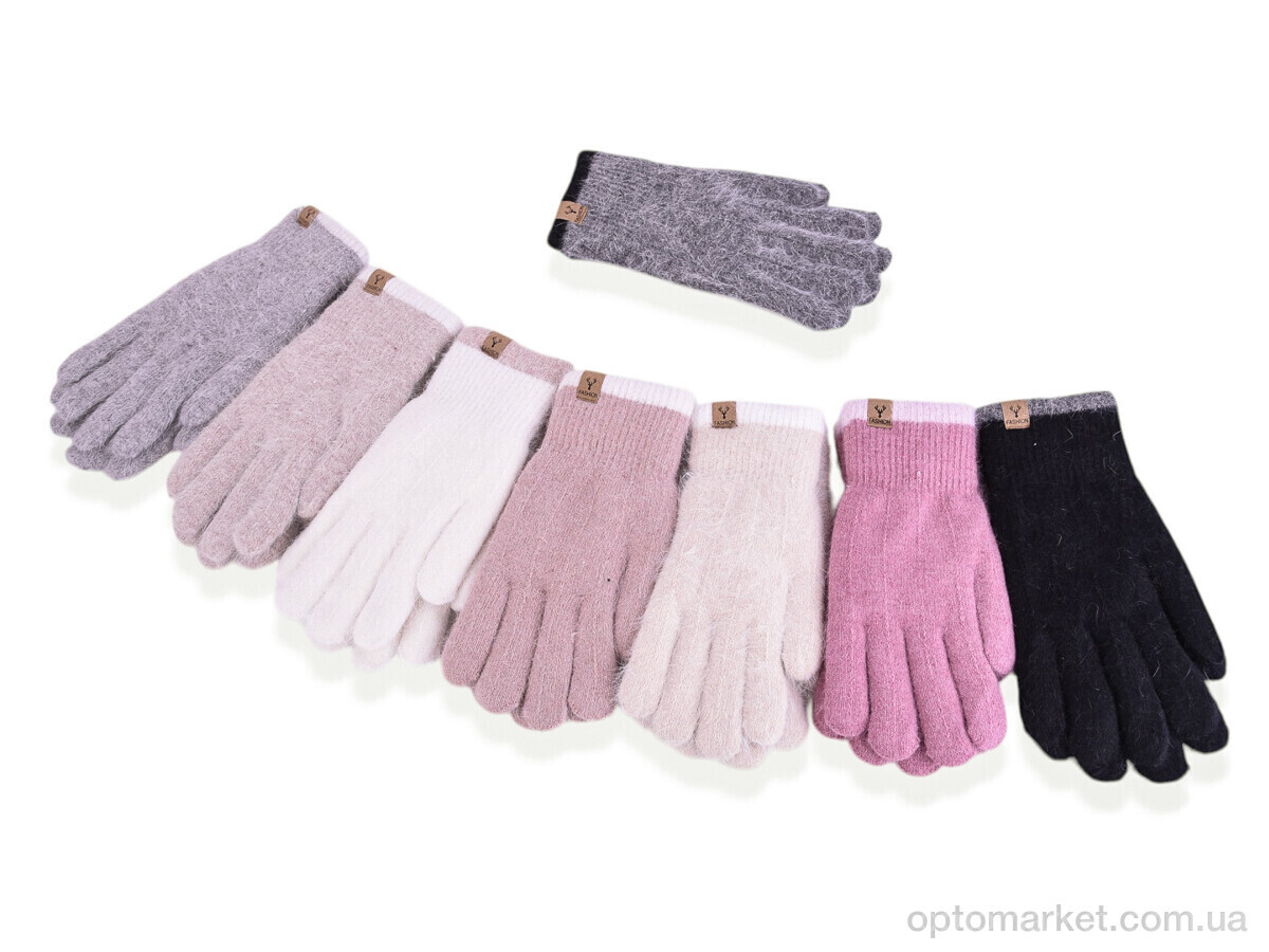 Купить Рукавички жіночі 7164 mix Henu мікс, фото 1