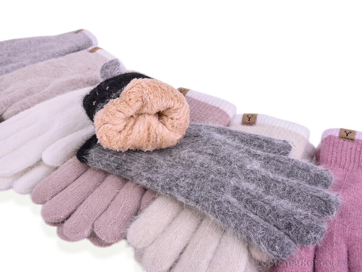Купить Рукавички жіночі 7164 mix Henu мікс, фото 2