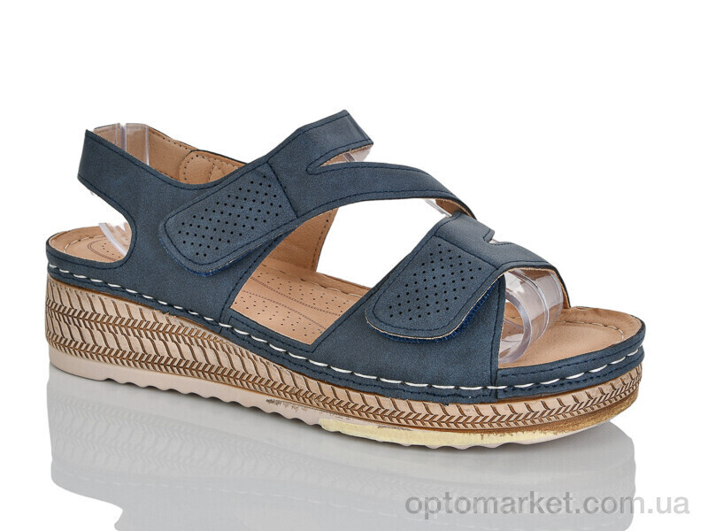 Купить Босоніжки жіночі 718-6 Leguzaza синій, фото 1