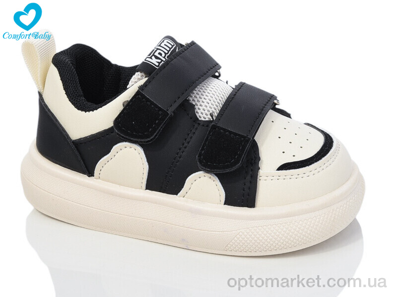 Купить Кросівки дитячі 7199-2А чорний Comfort-baby бежевий, фото 1
