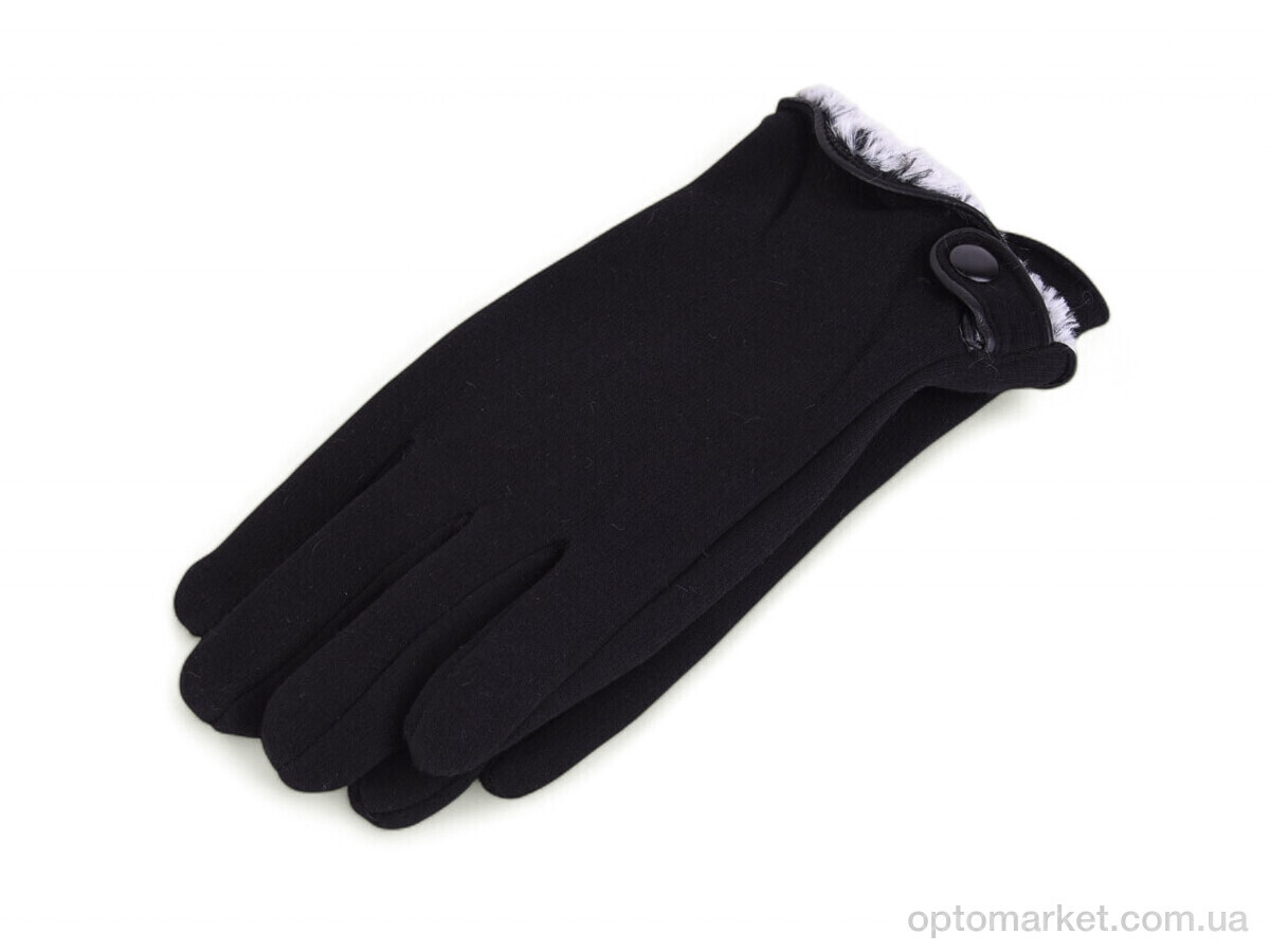 Купить Рукавички чоловічі 72-4 трикотаж black Paidi чорний, фото 1