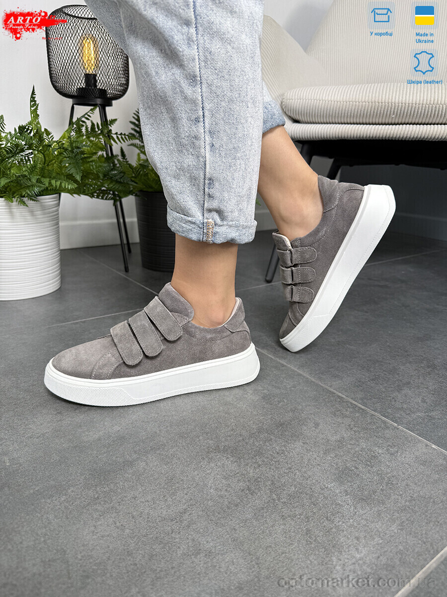 Купить Туфлі жіночі 720-1 сірий з. ARTO сірий, фото 5