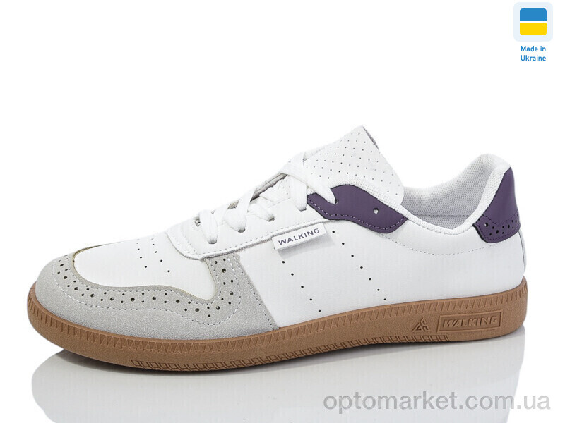 Купить Кросівки жіночі 720-4 білий-фіол Walking білий, фото 1