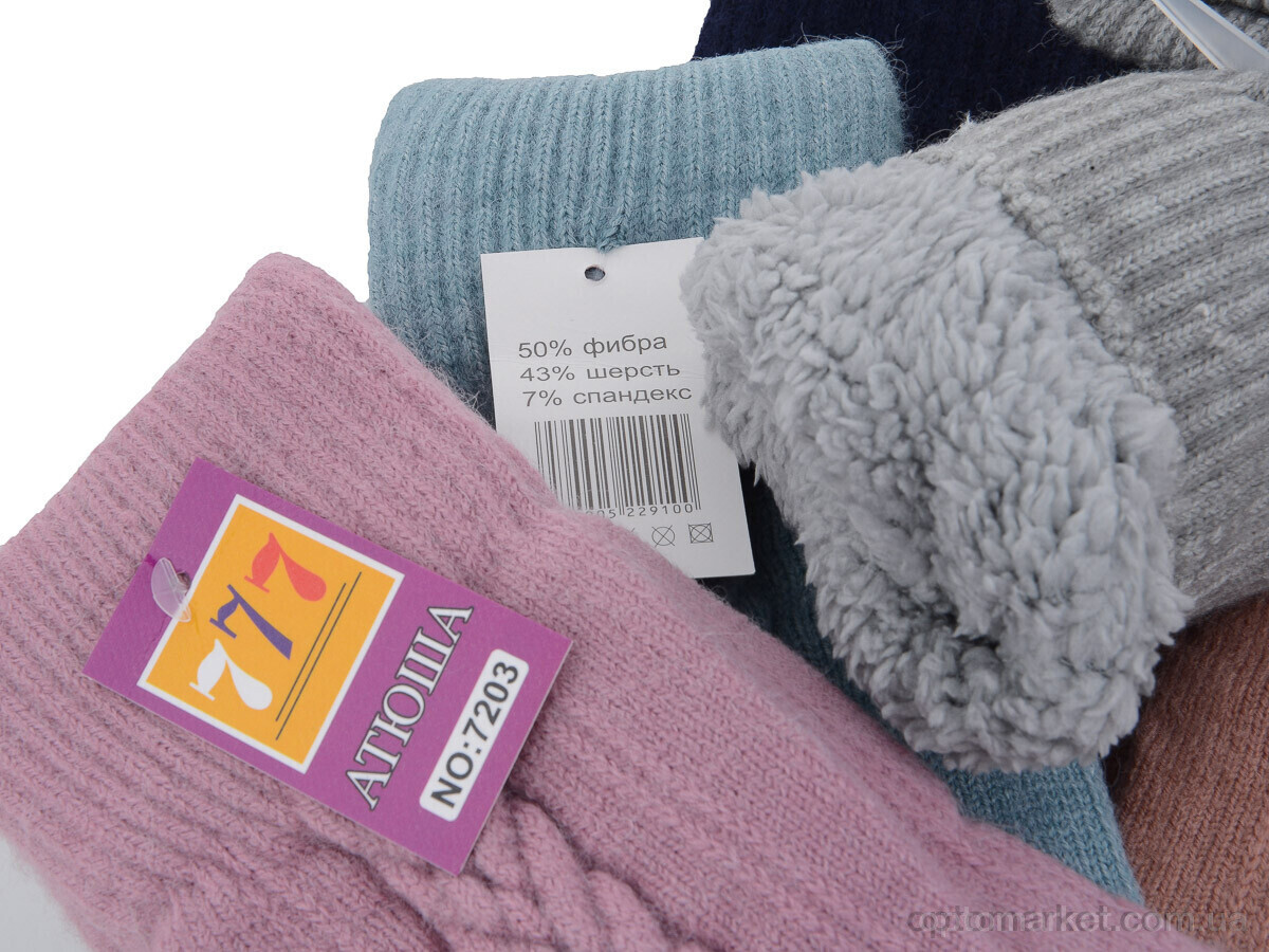 Купить Рукавиці жіночі 7203 mix Атюша мікс, фото 2