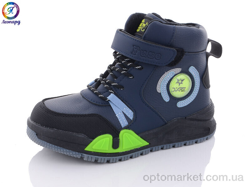 Купить Черевики дитячі 7206-15 Леопард синій, фото 1