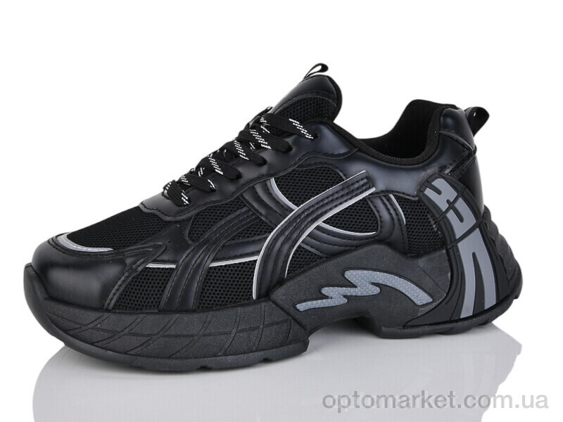 Купить Кросівки жіночі 722-1 Lilin чорний, фото 1