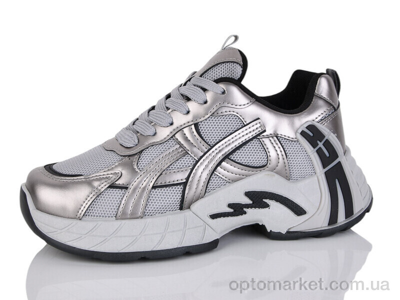 Купить Кросівки жіночі 722-3 Lilin сірий, фото 1