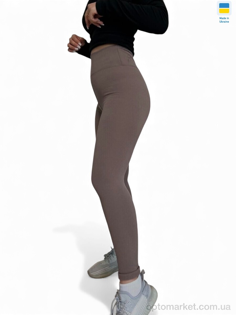Купить Лосини жіночі 7225 моко Sport style коричневий, фото 1