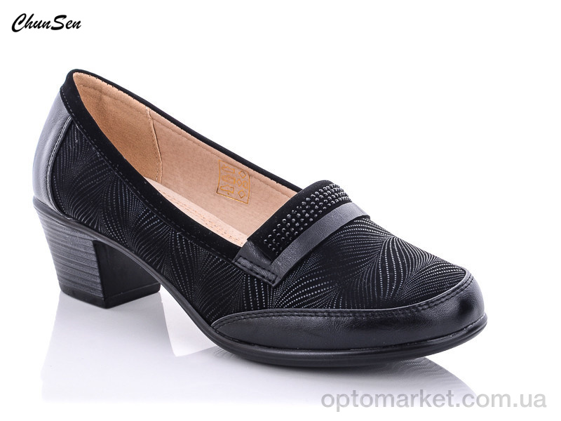 Купить Туфлі жіночі 7235R-1 Chunsen чорний, фото 1