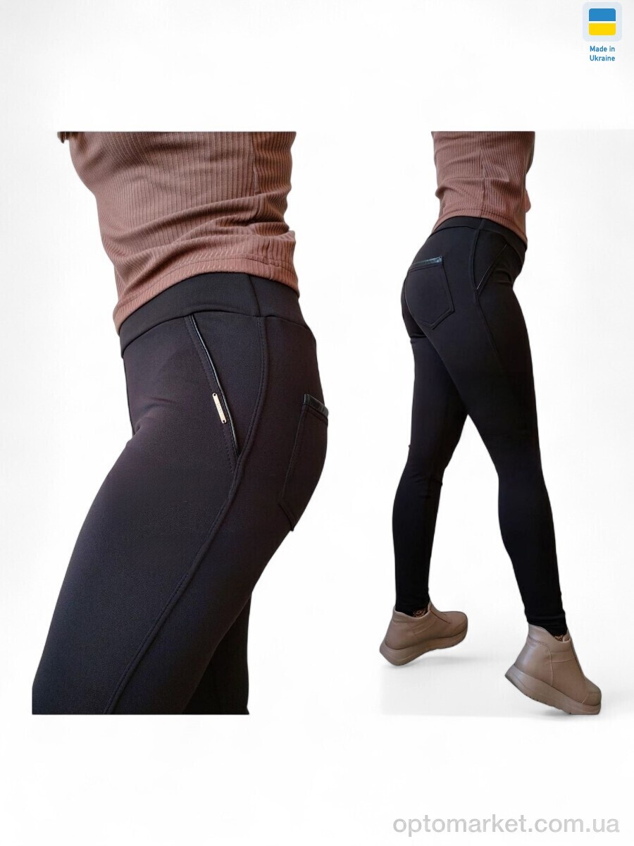 Купить Лосини жіночі 7251 чорний Sport style чорний, фото 1