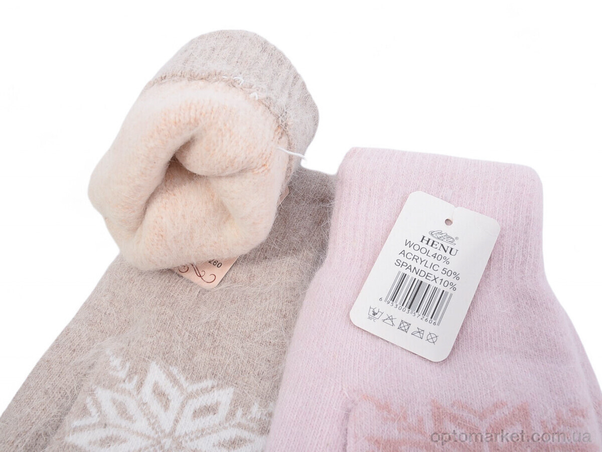 Купить Рукавиці жіночі 7260 mix Henu мікс, фото 2