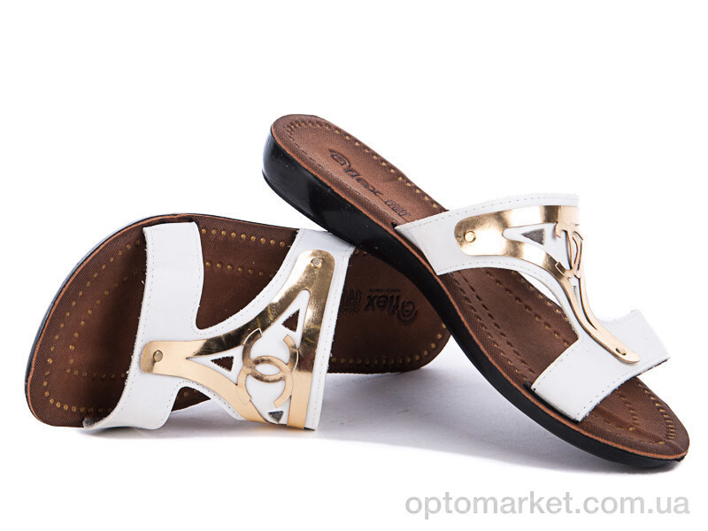 Купить Шльопанці жіночі 7270 белый Selena, фото 1