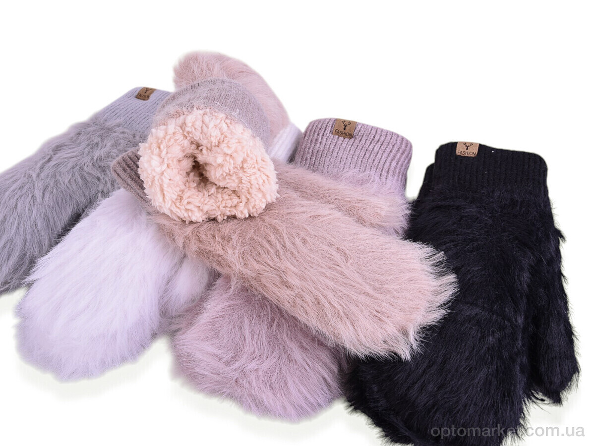 Купить Рукавиці жіночі 7288-1 mix Henu мікс, фото 2