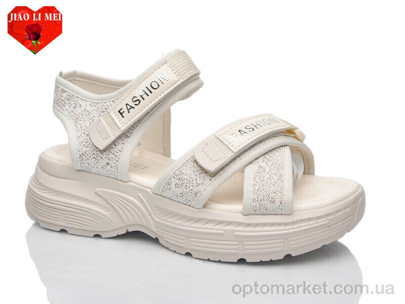 Купить Босоніжки жіночі 729 Jiao Li Mei бежевий, фото 1