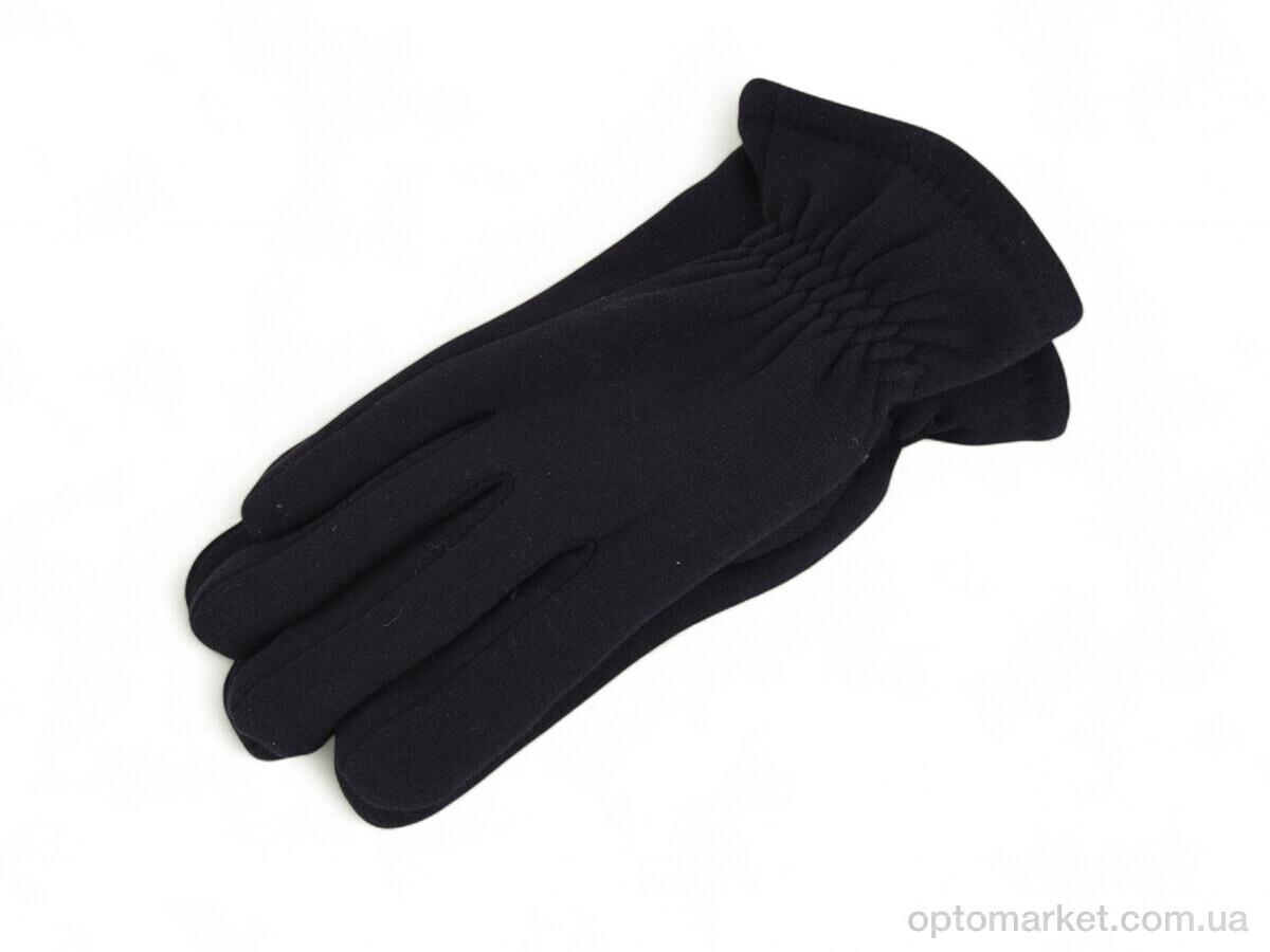 Купить Рукавички чоловічі 73-1 трикотаж black Paidi чорний, фото 1