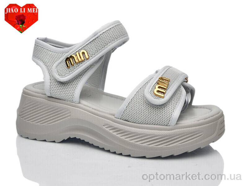 Купить Босоніжки жіночі 730-5 Jiao Li Mei сірий, фото 1