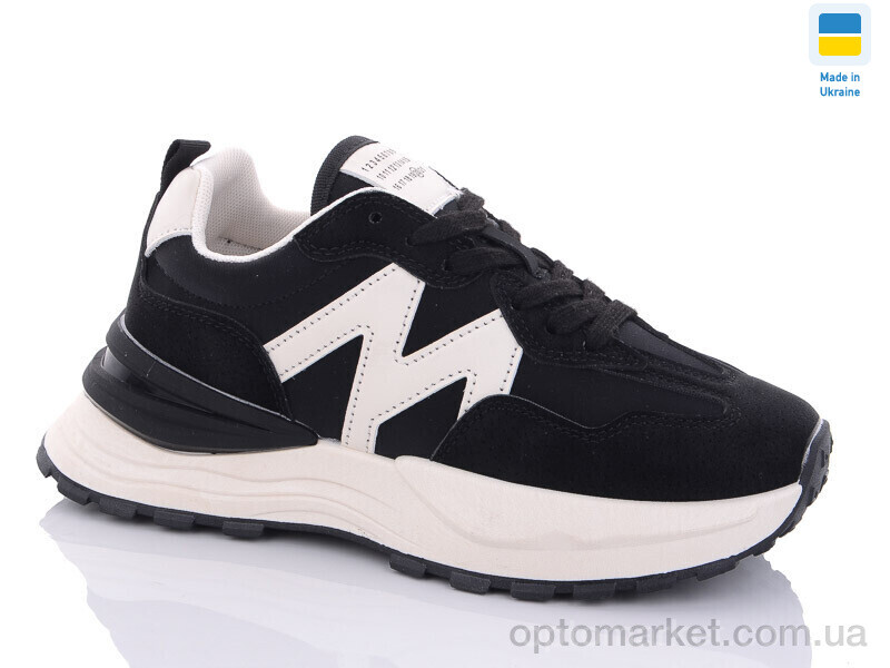 Купить Кросівки жіночі 7301-1 Swin чорний, фото 1