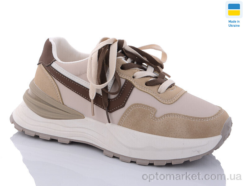 Купить Кросівки жіночі 7302-3 Swin бежевий, фото 1