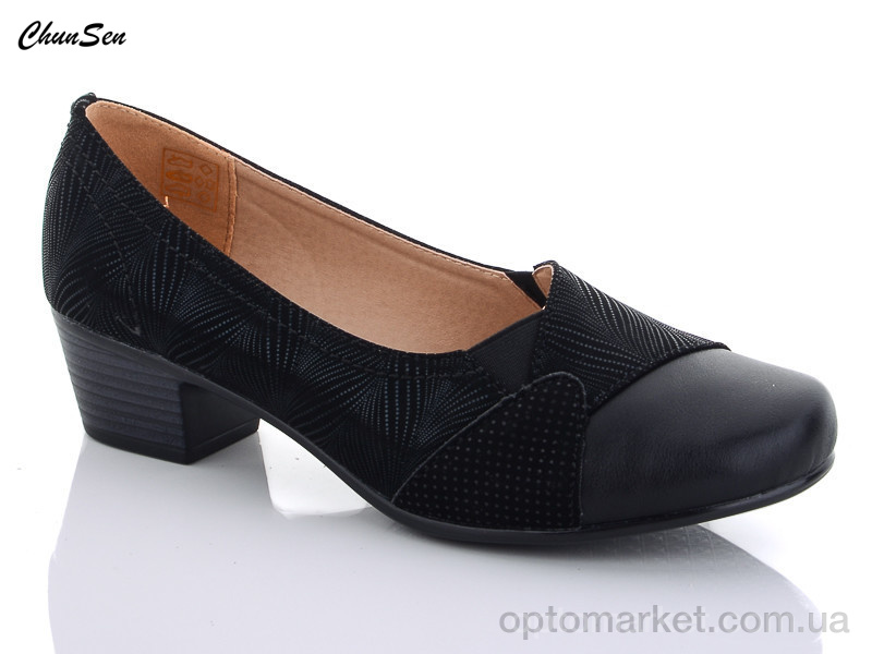 Купить Туфлі жіночі 7305C-1 Chunsen чорний, фото 1