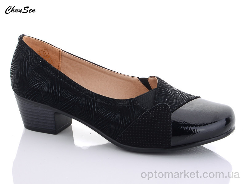 Купить Туфлі жіночі 7305C-9 Chunsen чорний, фото 1
