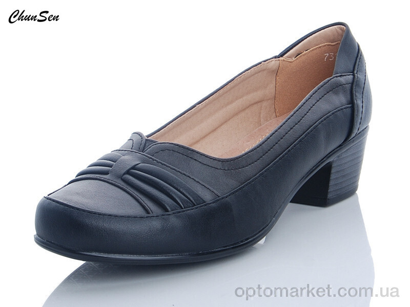 Купить Туфлі жіночі 7313-9 Chunsen чорний, фото 1