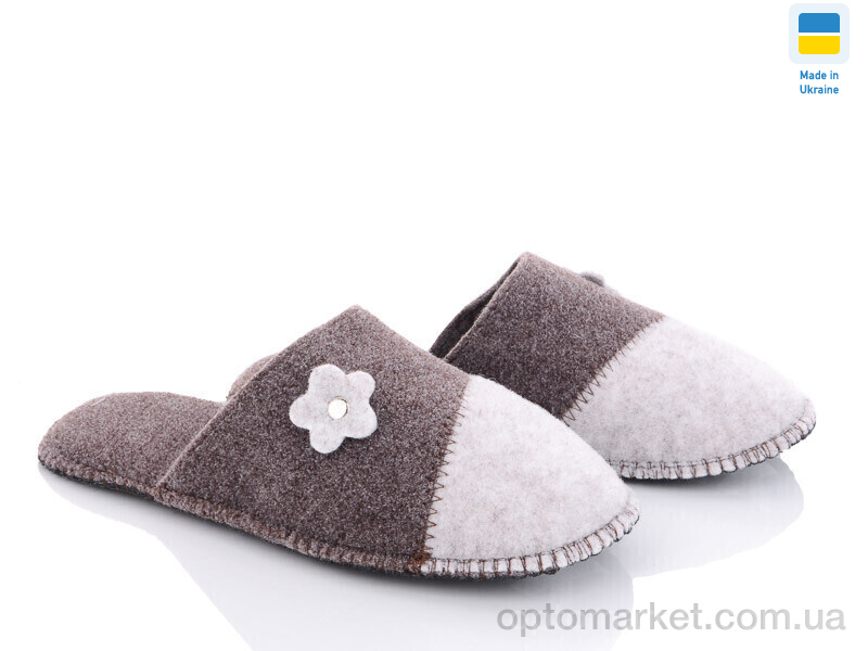 Купить Капці жіночі 743 Klerotex коричневий, фото 1