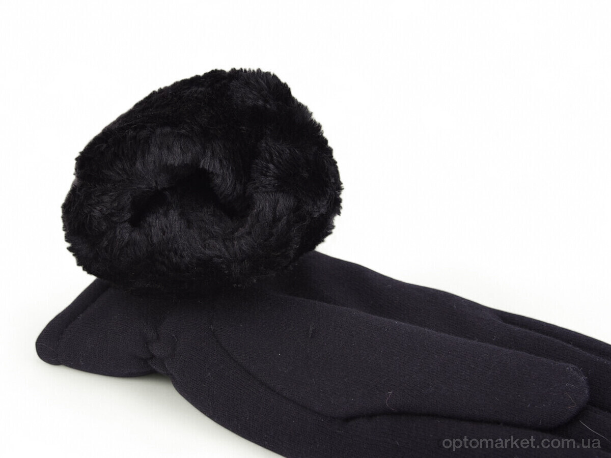 Купить Рукавички чоловічі 75-2 трикотаж black Paidi чорний, фото 2