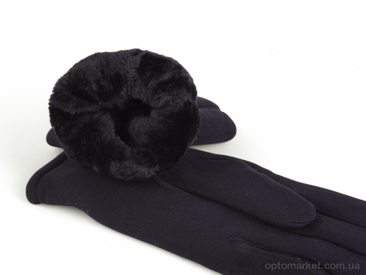 Купить Рукавички чоловічі 75-3 трикотаж black Paidi чорний, фото 2