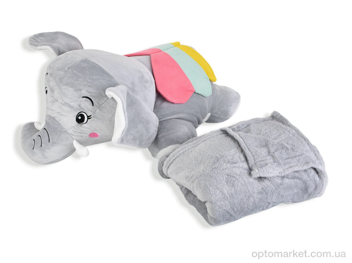 Купить Пледи дитячі 7502 (12120) слон іграшка (55х25)-плед 120x160 mix Colorful Home мікс, фото 2