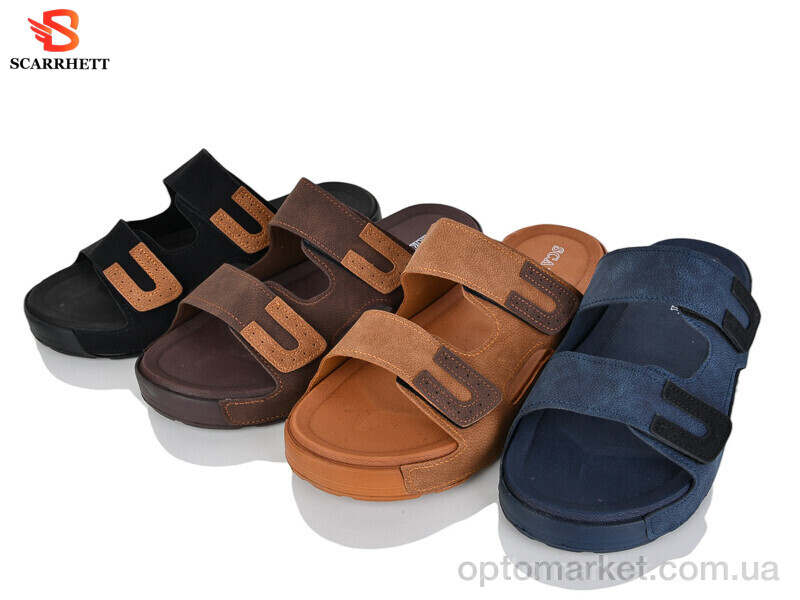 Купить Шльопанці чоловічі 7512 mix SCARHETT мікс, фото 1