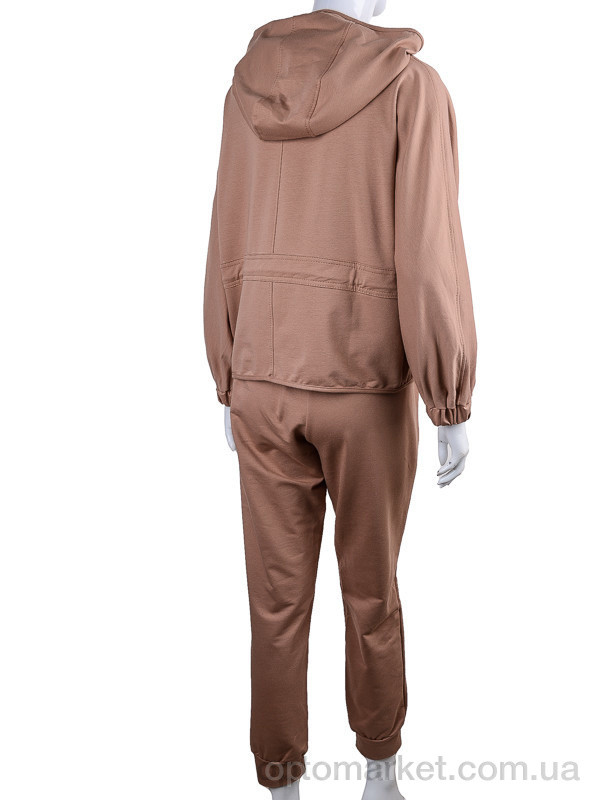 Купить Спортивний костюм жіночі 7515 кава Di.Va коричневий, фото 2