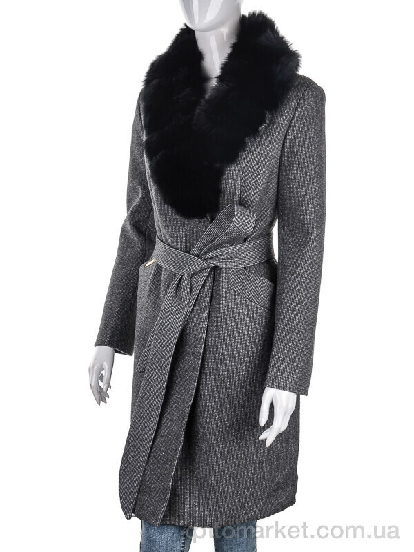 Купить Пальто жіночі 753 grey Romantic сірий, фото 1