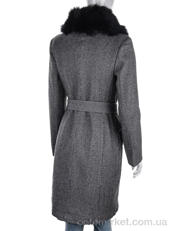 Купить Пальто жіночі 753 grey Romantic сірий, фото 2
