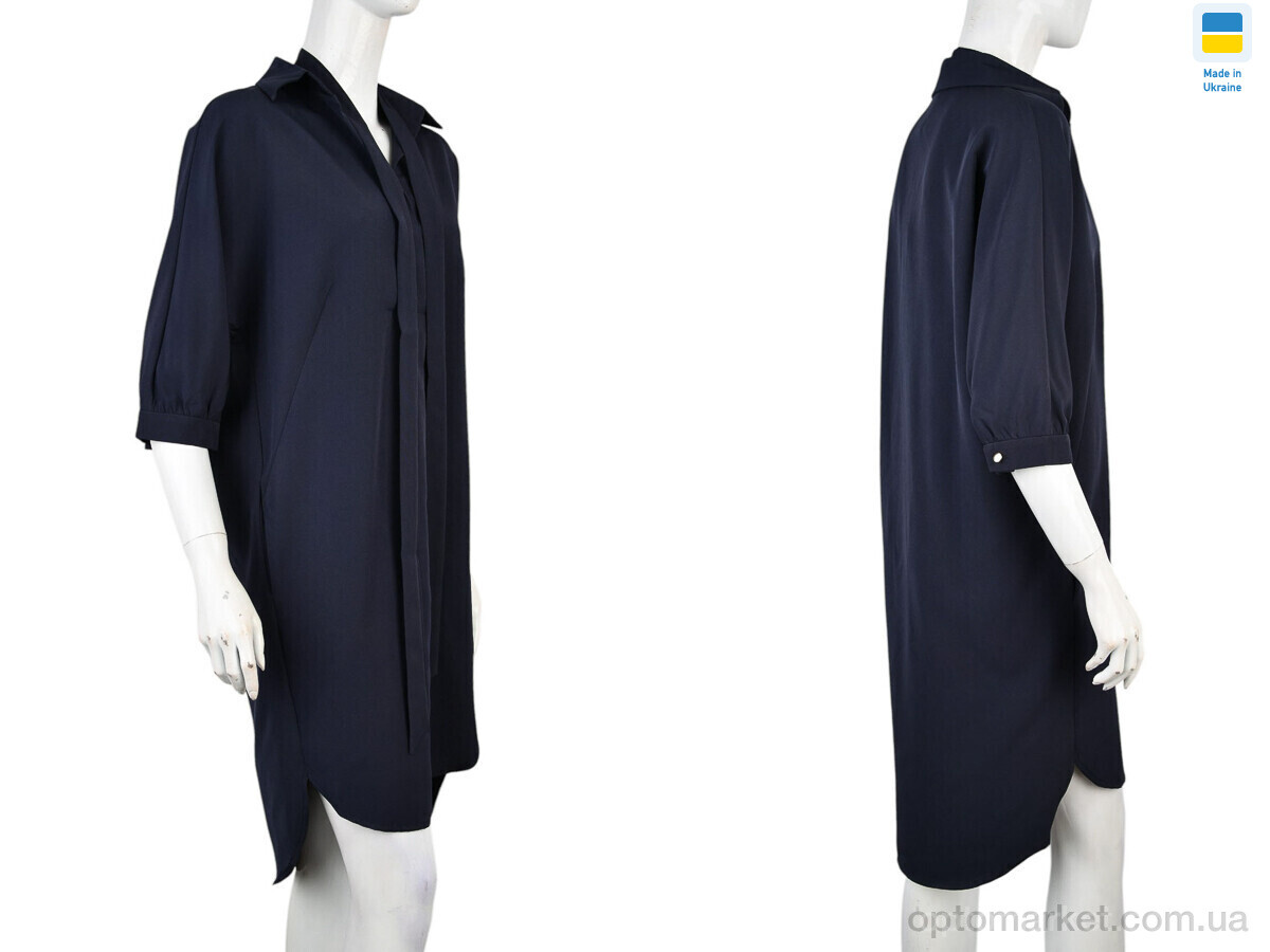 Купить Сукня жіночі 753 синій Vande Grouff сірий, фото 3