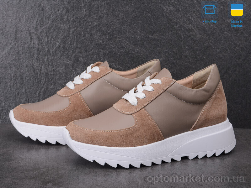 Купить Кросівки жіночі 755-2627 Ailinda коричневий, фото 2