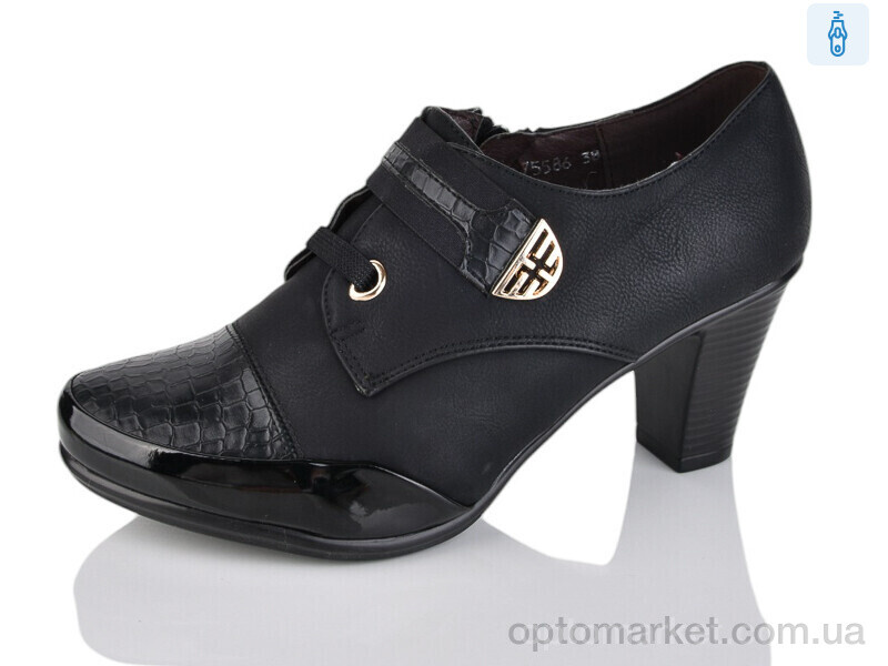 Купить Туфлі жіночі 75586 Purlina чорний, фото 1