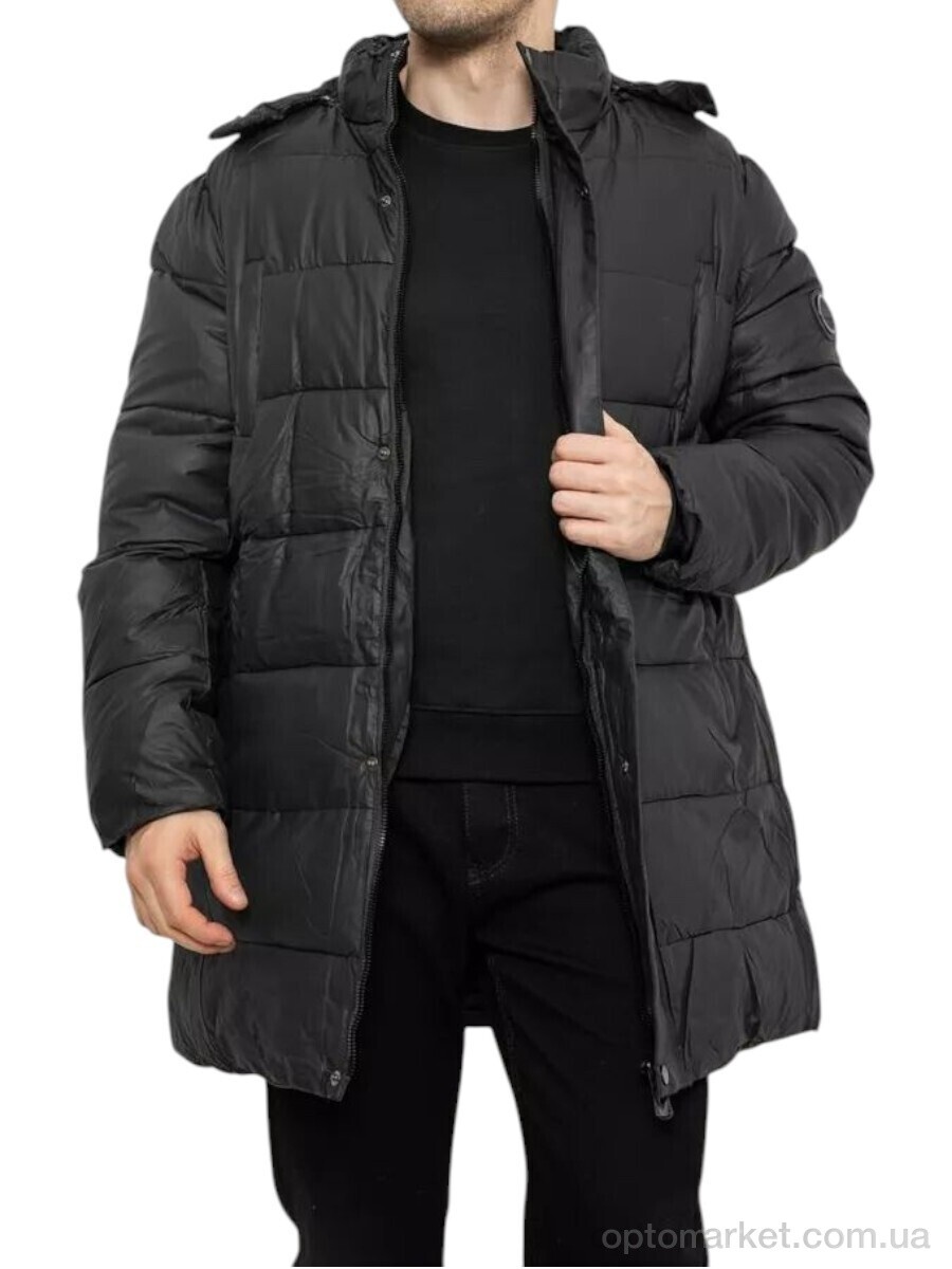 Купить Куртка чоловічі 7610 чорний Massmag чорний, фото 2