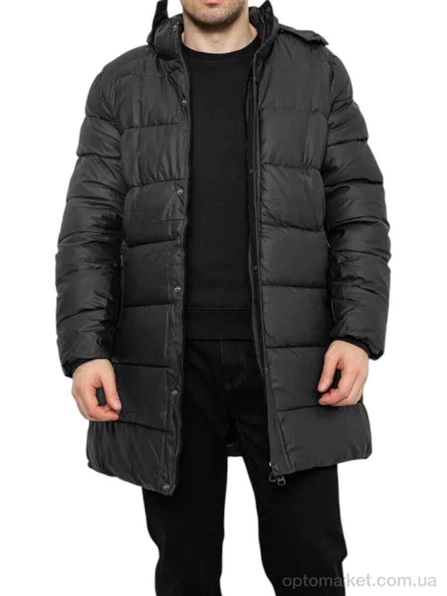 Купить Куртка чоловічі 7615 чорний Massmag чорний, фото 2