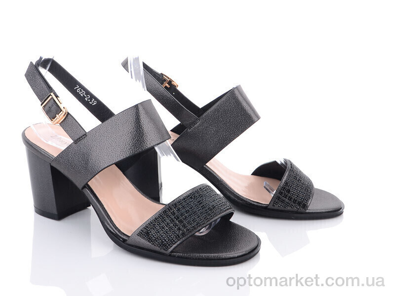 Купить Босоніжки жіночі 7622-2 grey Zhuyewang графіт, фото 1