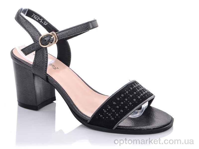 Купить Босоніжки жіночі 7622-5 black Sandway чорний, фото 1