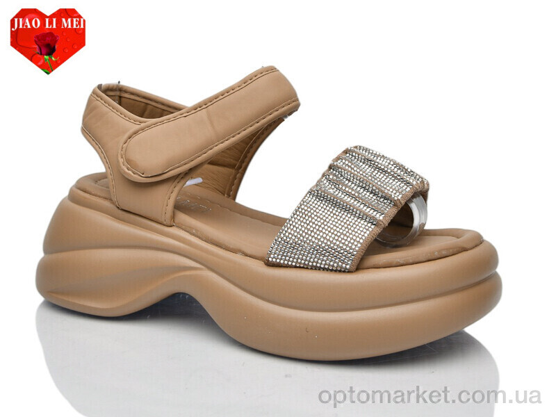 Купить Босоніжки жіночі 767-3 Jiao Li Mei коричневий, фото 1