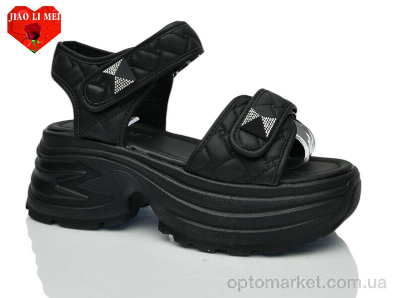 Купить Босоніжки жіночі 768-1 Jiao Li Mei чорний, фото 1