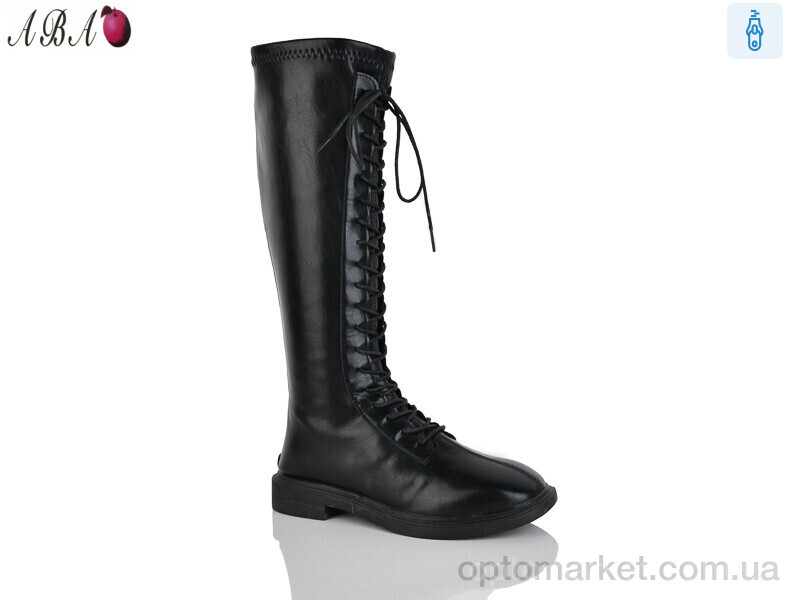 Купить Черевики жіночі 77-104-1 Aba чорний, фото 1