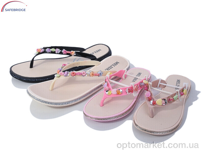 Купить Шльопанці жіночі 77-66-48 mix Melisha мікс, фото 1