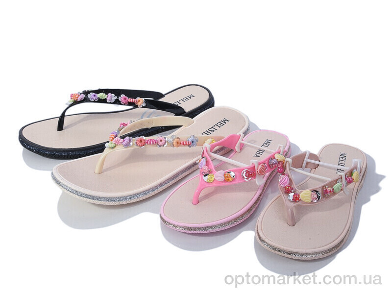 Купить Шльопанці жіночі 77-66-48 mix Melisha мікс, фото 1