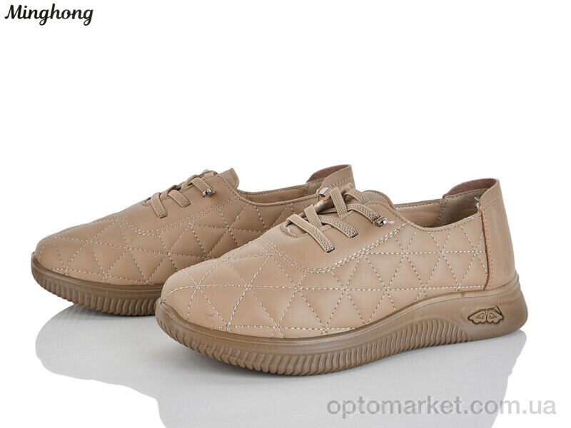 Купить Кросівки жіночі 7723-3 Minghong коричневий, фото 1