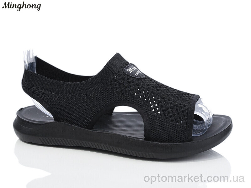 Купить Босоніжки жіночі 7729-1 масажка Minghong чорний, фото 1