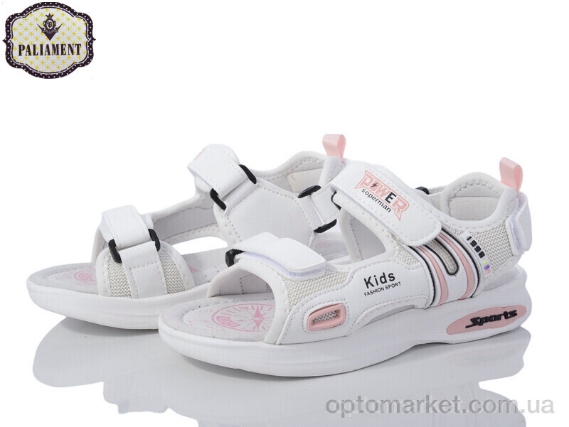 Купить Босоніжки дитячі 7755-2 Paliament білий, фото 1